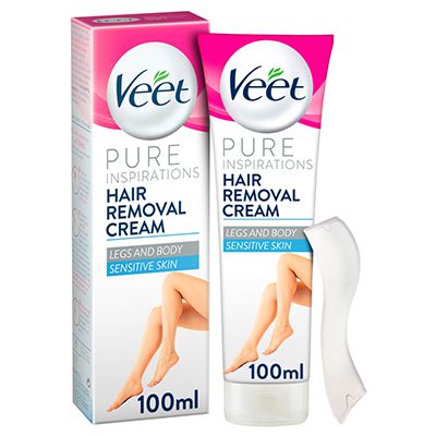 Hair Removal Cream, Legs & Body, Sensitive Skin